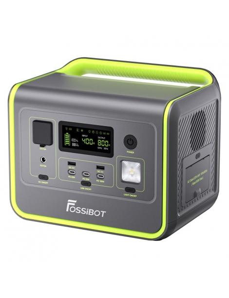 FOSSiBOT F800 Generatore Portatile Generatore Solare LiFePO4 da 512Wh - Verde