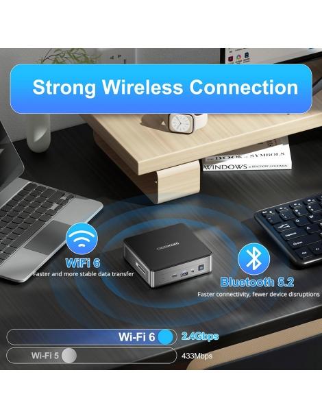 GEEKOM Air12 Mini PC Intel Alder Lake N100 4 Core Fino A 3 4 GHz