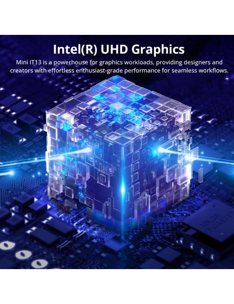 GEEKOM IT13 Mini PC Intel Core I7-13620H 10 Core Fino A 4 9GHz 32GB RAM 1TB SSD