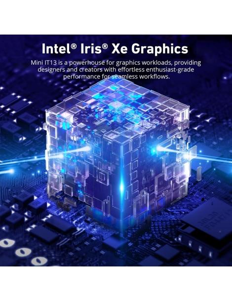 GEEKOM IT13 Mini PC Intel I9-13900H 14 Core 20 Thread Fino A 5 40 GHz 32 GB Di RAM DDR4 2 TB SSD