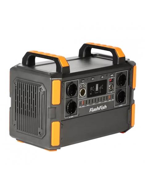 Generatore solare portatile Flashfish F132 1041.6Wh/1000W batteria LiFePo4 uscita 230V AC 19 uscite versione UE
