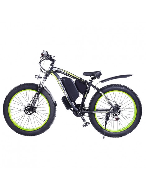 GOGOBEST GF700 26*4.0 Pneumatici Grassi Mountain Bike Elettrica 1000W Motore Brushless 48V 17 5Ah Batteria – Verde