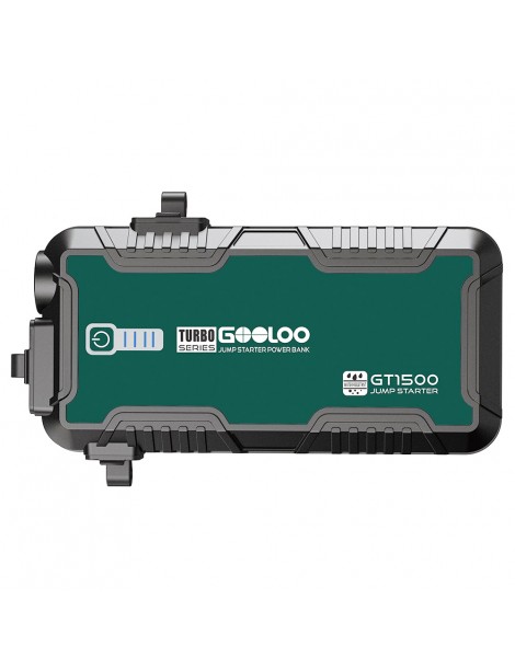 GOOLOO GT1500 Avviatore Di Emergenza Avviamento Auto Con Picco Di 1500A Alimentatore Portatile Impermeabile Da 12 V
