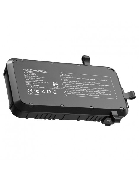 GOOLOO GT1500 Avviatore Di Emergenza Avviamento Auto Con Picco Di 1500A Alimentatore Portatile Impermeabile Da 12 V