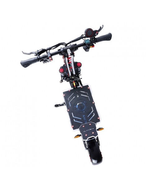 Halo Knight T107 Max 14 Pollici Off-Road Pneumatici Scooter Elettrico Pieghevole 2*4000W Motori 72V 50Ah Batteria