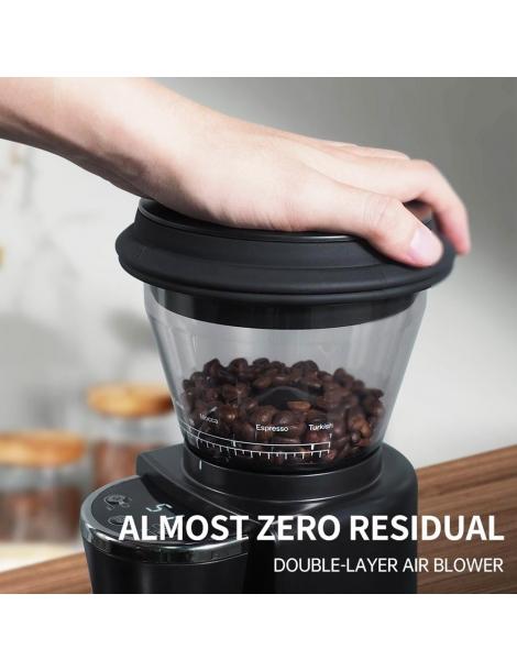HiBREW G3 Macinacaffè Elettrico Scala A 34 Ingranaggi Contenitore Per I Chicchi Da 210 G
