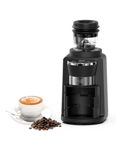 HiBREW G3A Macinacaffè Bava Conica Da 40 Mm Soffiatore D'aria Scala A 31 Rapporti Funzione Di Memoria E Antistatica - Nero