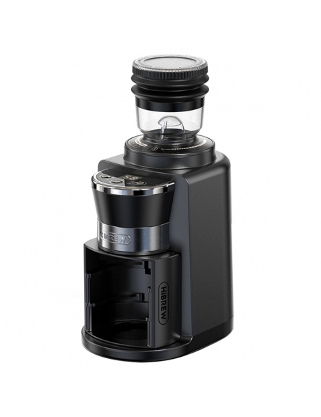 HiBREW G3A Macinacaffè bava conica da 40 mm soffiatore d'aria scala a 31 rapporti funzione di memoria e antistatica - Nero