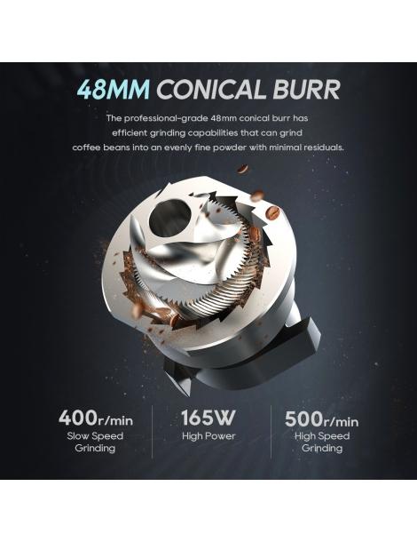 HiBREW G5 Macinacaffè Elettrico Macinatura A 36 Ingranaggi Regolabile Per Espresso/Turco/Pour Over/Mocca/Drip C