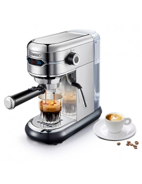 HiBREW H11 1450W Coffee Maker with Latte Cup 19 Bar Semi Auto Espresso Machine