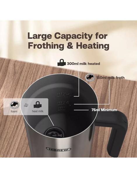 HiBREW M3 Schiumatore 4 In 1 Scaldalatte Freddo/caldo Completamente Automatico