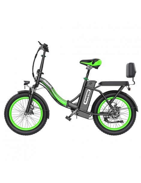 Hidoes C1 Bici Elettrica Pieghevole Con Sella Posteriore Motore 750W Batteria 48V 13Ah Pneumatico Grasso 20*3 Pollici