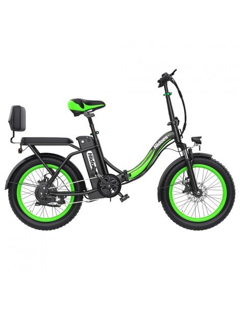 Hidoes C1 Bici Elettrica Pieghevole con Sella Posteriore Motore 750W Batteria 48V 13Ah Pneumatico Grasso 20*3 pollici