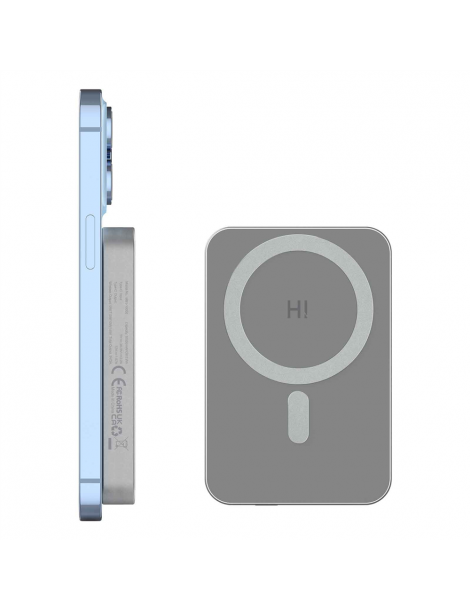 HINOVO MB1-10000 10000mAh Power Bank Wireless Magnetico In Metallo Batteria Mag-Safe Per IPhone 14/13/12