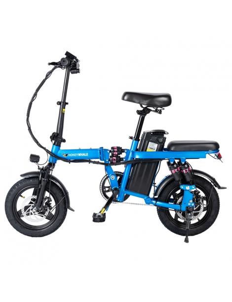 HONEYWHALE S6 Pro-S 14*2.125 Pollici Pneumatici Bici Elettrica Pieghevole 350W Motore Brushless Batteria 15Ah - Blu