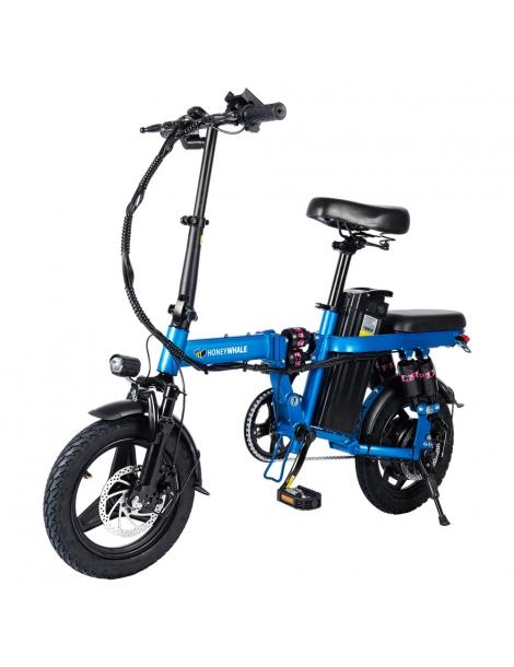 HONEYWHALE S6 Pro-S 14*2.125 Pollici Pneumatici Bici Elettrica Pieghevole 350W Motore Brushless Batteria 15Ah - Blu