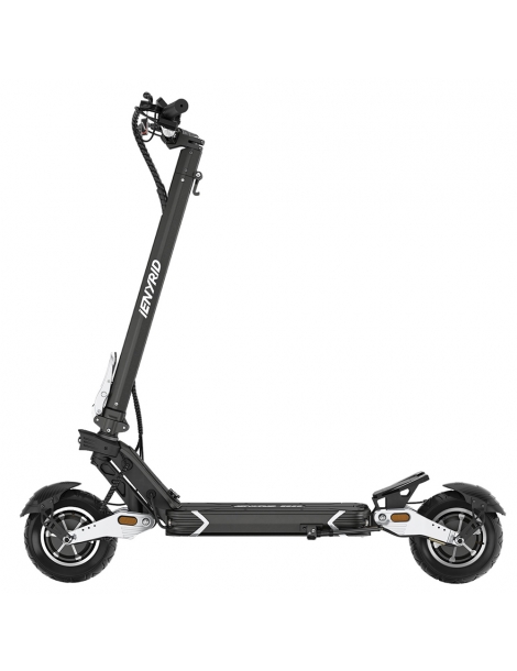 IENYRID ES30 Scooter Elettrico Pieghevole Motore 2*1200W Batteria 52V 20Ah Pneumatici 10*3" Segnale Di Svolta - Argento
