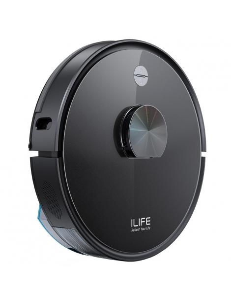 ILIFE A20 Robot Aspirapolvere Navigazione LiDAR Aspirazione 3000Pa Aspirazione E Mocio 2 In 1 Autonomia 120 Minuti - Nero