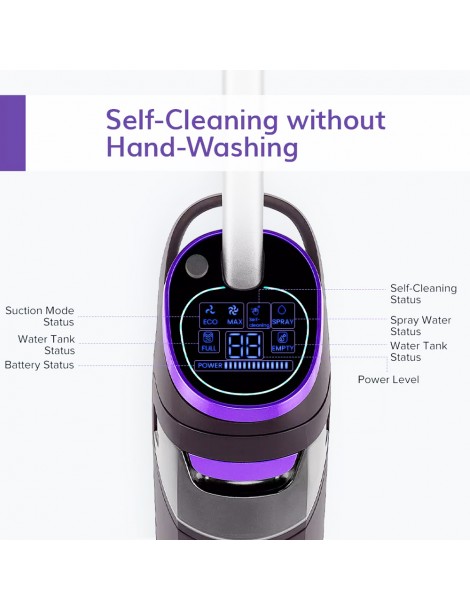 ILIFE F100 Aspirapolvere A Secco E Umido Senza Filo Aspirapolvere Intelligente Pulizia Multisuperficie 30 Minuti Di Autonomia