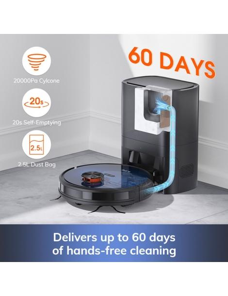 ILIFE T10s Robot Aspirapolvere Aspirazione 3000Pa Navigazione LDS Stazione Di Svuotamento Automatico