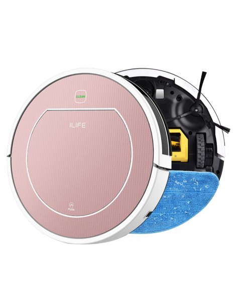 ILIFE V7s Plus Robot Aspirapolvere aspira e pulisce contenitore della polvere da 300 ml tecnologia i-Dropping