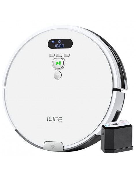 ILIFE V8 Plus Robot Aspirapolvere 1000Pa Aspirazione Pulizia a umido 750ml Grande Pattumiera Versione europea