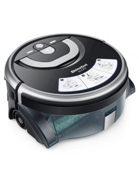 ILIFE W400 1000Pa Robot lavapavimenti 900ml Serbatoio d'acqua Pianificazione giroscopica 4 modalità di pulizia