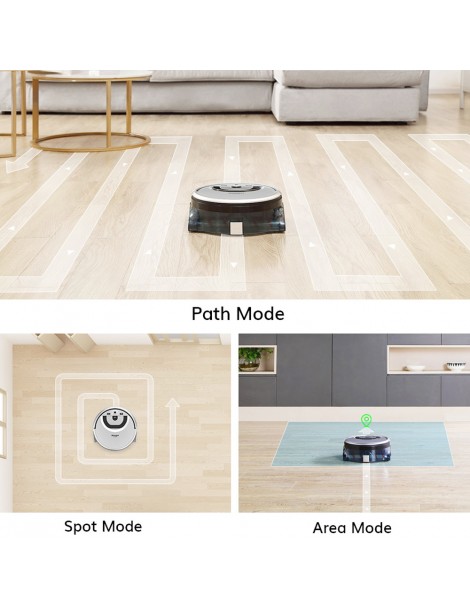 ILIFE W455 Robot Lavapavimenti 1000Pa Aspirazione Shinebot Giroscopio Telecamera Navigazione 900ml Serbatoio Acqua