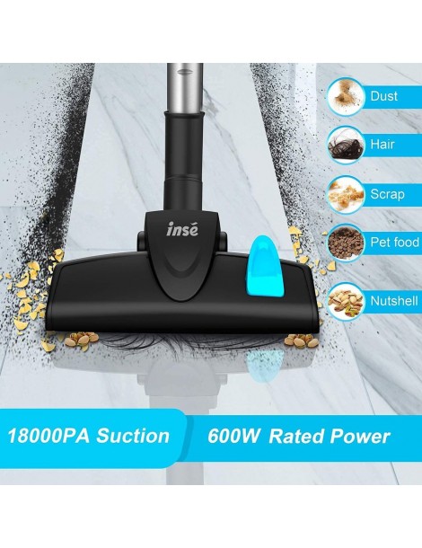 INSE I5 Aspirazione 18Kpa 600W Motore Con Filo Aspirapolvere Portatile 1L Coppa Polvere – Blu