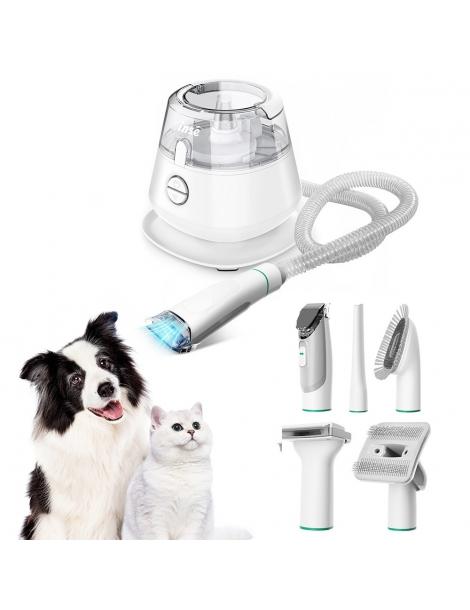 INSE P20 Tagliacapelli 5 In 1 Per Cani Aspiratore Tagliacapelli Per Animali Domestici