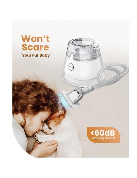 INSE P20 Tagliacapelli 5 In 1 Per Cani Aspiratore Tagliacapelli Per Animali Domestici