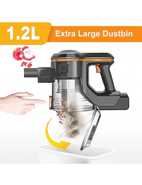 INSE S600 Aspirapolvere A Batteria 23KPa Potenza Di Aspirazione 45min Di Autonomia Massima 2 Potenti Modalità Di Aspirazione