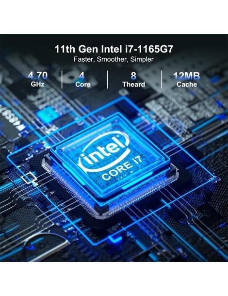 Intel NUC 11 Mini PC Intel Core I7-1165G7 Quad Core Fino A 4 7 GHz 32GB DDR4 RAM 1TB SSD