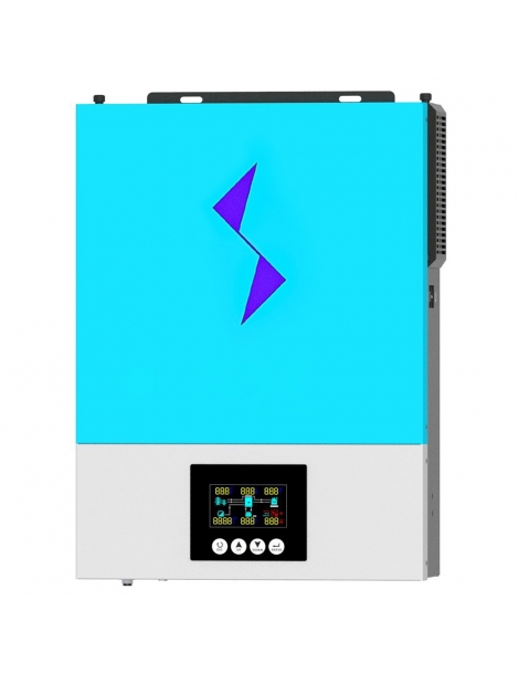 Inverter solare ibrido DAXTROMN 6200W MPPT 48V DC 120A inverter sinusoidale puro con ingresso PV 450V DC con WiFi