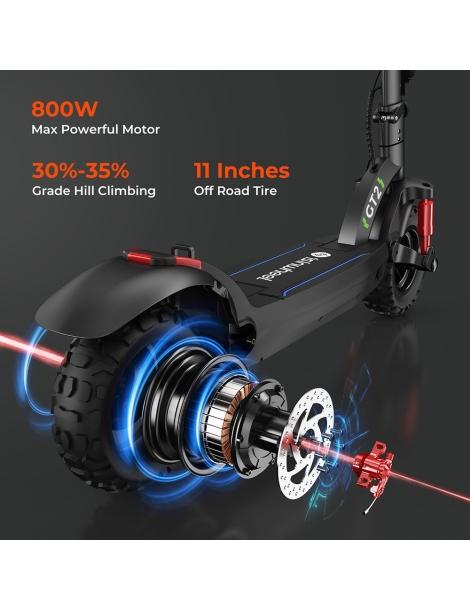 IScooter GT2 Scooter Elettrico Pieghevole Fuoristrada Motore Da 800W Batteria Da 48V 15Ah Segnale Luminoso Di Svolta
