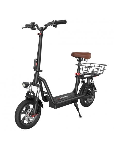 IScooter I12 Monopattino Elettrico Con Sedile E Cestino Posteriore Motore Da 500W Batteria Da 36V 7 5Ah Pneumatico Da 12"