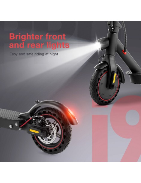 IScooter I9 Pro Scooter Elettrico 8 5 Pollici Pneumatico A Nido D'ape 350W Motore 7 5Ah Batteria 30km/h Velocità Massima Nero