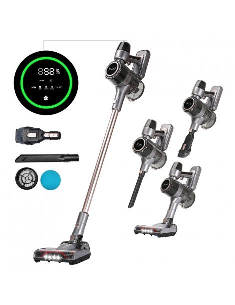 JIGOO C300 Aspirapolvere A Batteria Con Motore Da 400W Aspirazione Da 30KPa Autonomia Di 45 Minuti