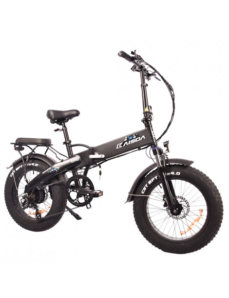 KAISDA K2 Pro 20*4.0 Pollici Ciclomotore Elettrico Pieghevole Con Pneumatici Grassi - Motore Bafang 350W E Batteria 48V 12.8Ah