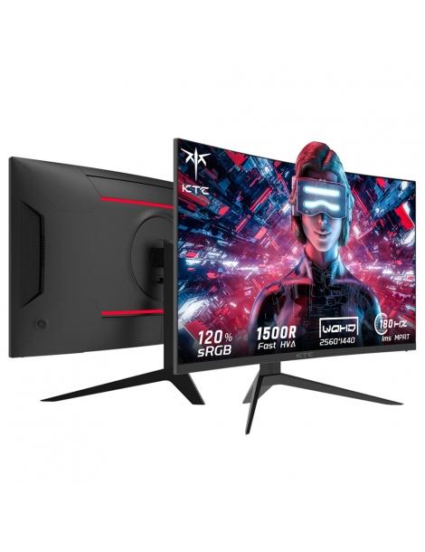 KTC H27S17 Monitor Da Gioco 27 Pollici 2560x1440 QHD 180Hz HVA Curvo 1500R 1ms Tempo Di Risposta Standard Di Montaggio Vesa