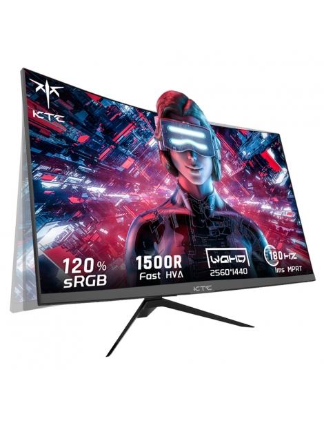 KTC H27S17 Monitor da gioco 27 pollici 2560x1440 QHD 180Hz HVA Curvo 1500R 1ms Tempo di risposta Standard di montaggio Vesa