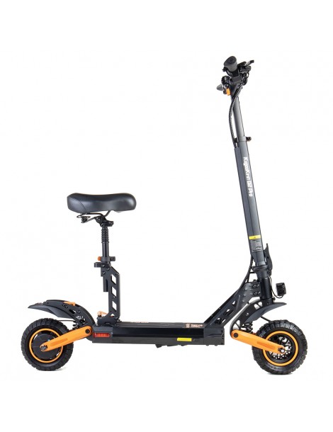 Kugoo Kirin G2 PRO Scooter Elettrico Pieghevole 600W Motore 15Ah 48V Batteria 9 Pollici Pneumatici - Nero Arancione