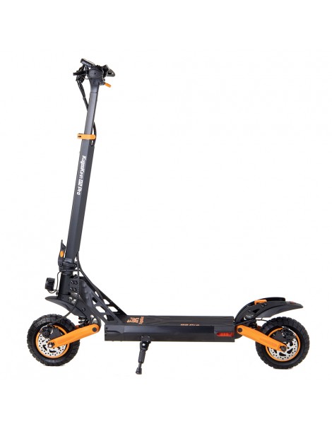Kugoo Kirin G2 PRO Scooter elettrico pieghevole 600W Motore 15Ah 48V Batteria 9 pollici Pneumatici - Nero Arancione