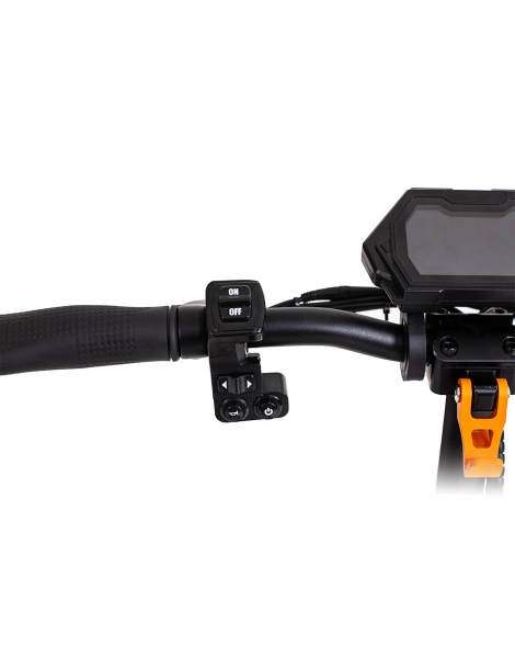 KuKirin G2 Pro Scooter elettrico pieghevole 600W Motore 15Ah 48V Batteria 9 pollici Pneumatici - Nero Arancione