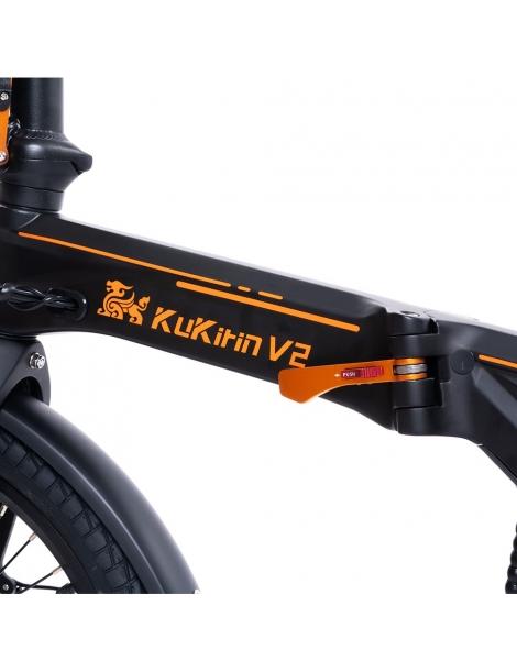 KuKirin V2 Bici Elettrica Pieghevole Da Città Pneumatici Da 20'' Batteria Rimovibile Da 36V 7.5Ah Motore Da 430W 25km/h