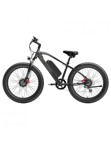 LANKELEISI MG740 PLUS 26*4.0'' Pneumatici Bici Elettrica 1000W*2 Doppio Motore 48V 17.5Ah Batteria - Grigio