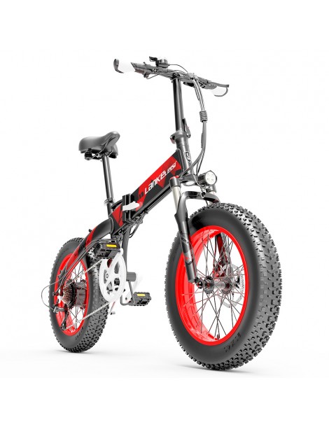 LANKELEISI X2000PLUS 10.4Ah 48V 1000W Ciclomotore Elettrico Bici Pieghevole