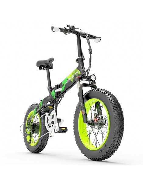 LANKELEISI X2000PLUS 10.4Ah 48V 1000W Ciclomotore Elettrico Bici Pieghevole