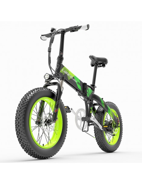 LANKELEISI X2000PLUS 10.4Ah 48V 1000W Ciclomotore Elettrico Bici Pieghevole