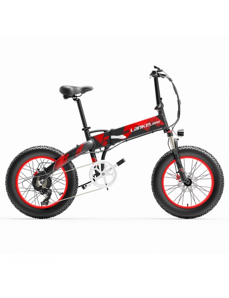 LANKELEISI X2000PLUS 10.4Ah 48V 1000W Ciclomotore Elettrico Bici Pieghevole